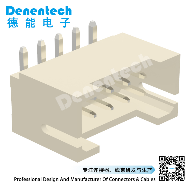 Denentech PH dual row straight SMT 2.0MM 4 pin wafer connector with lock